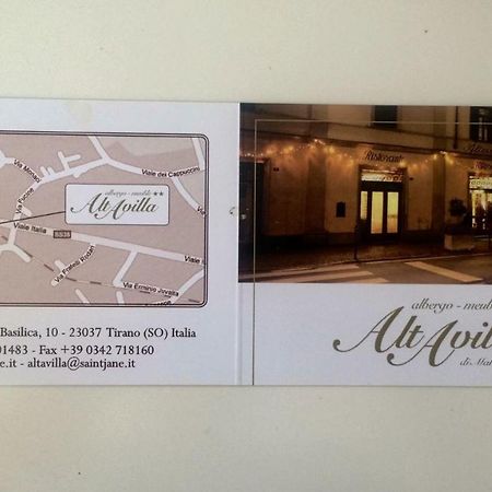 Albergo Altavilla Tirano Extérieur photo